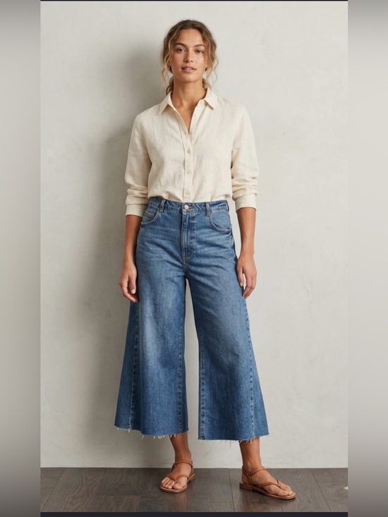 Pilcro Denim - Pilcro Cropped Denim Jeans NWOT Size 33 &34 $138